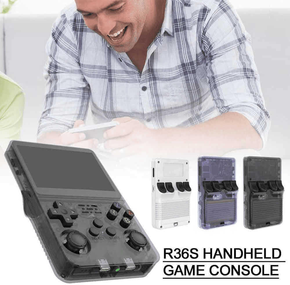 Videoconsola Portátil R36s, Pantalla IPS De 3,5 Pulgadas, Reproductor De Vídeo Portátil.