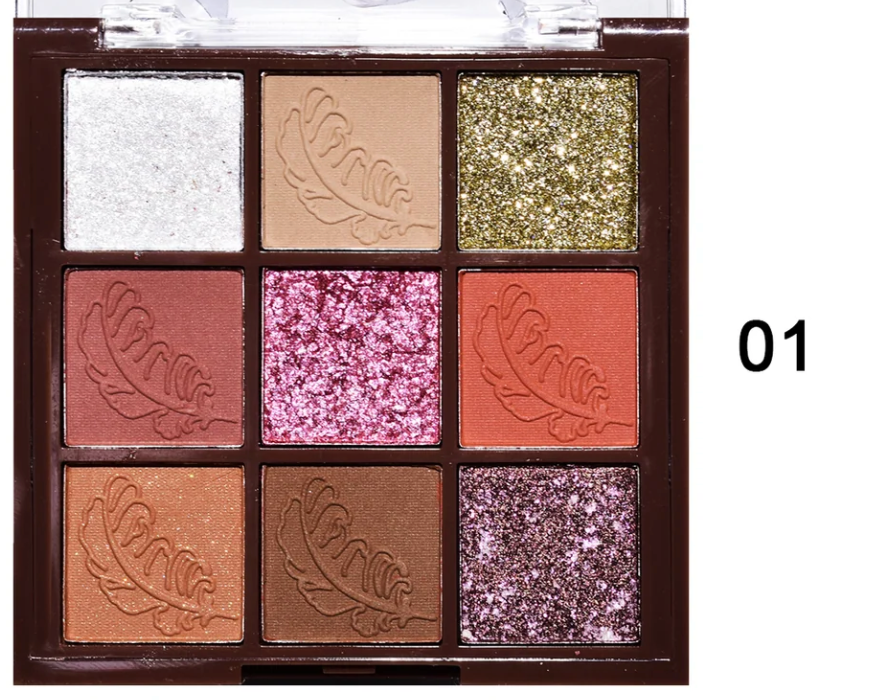 Paleta de sombras de ojos Leah de 9 colores de Muse