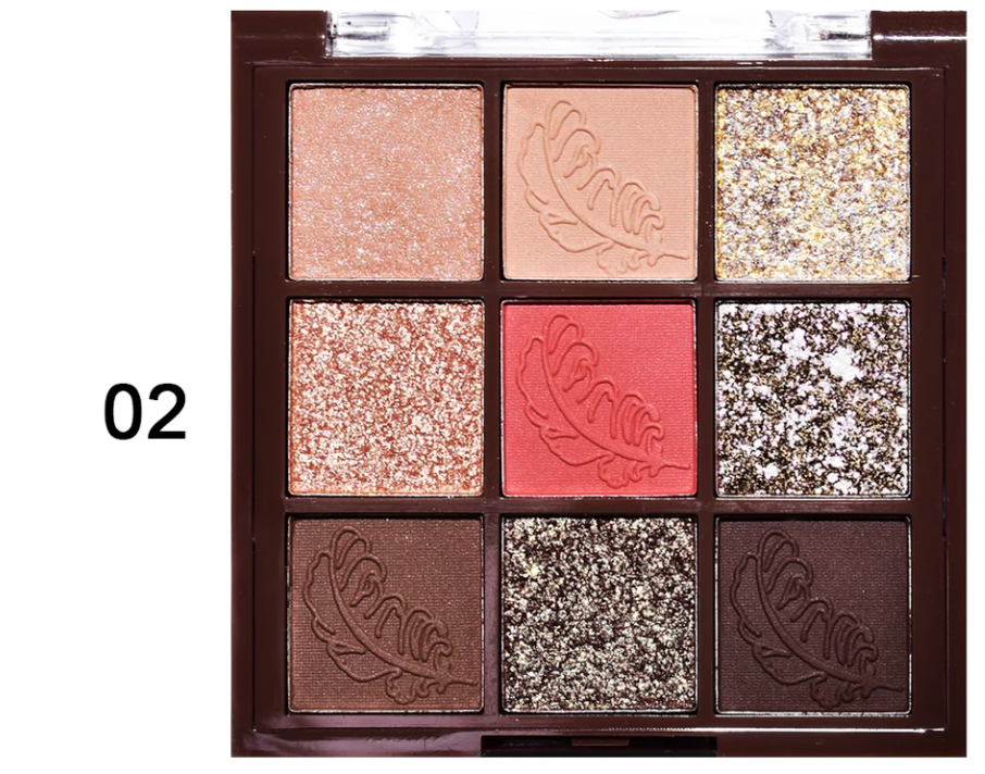 Paleta de sombras de ojos Leah de 9 colores de Muse