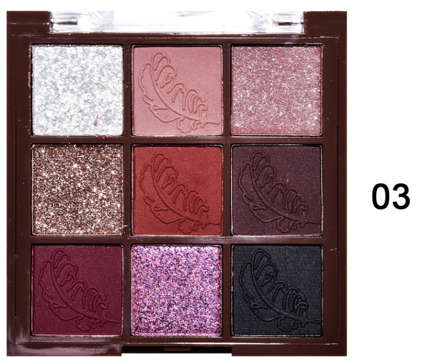 Paleta de sombras de ojos Leah de 9 colores de Muse