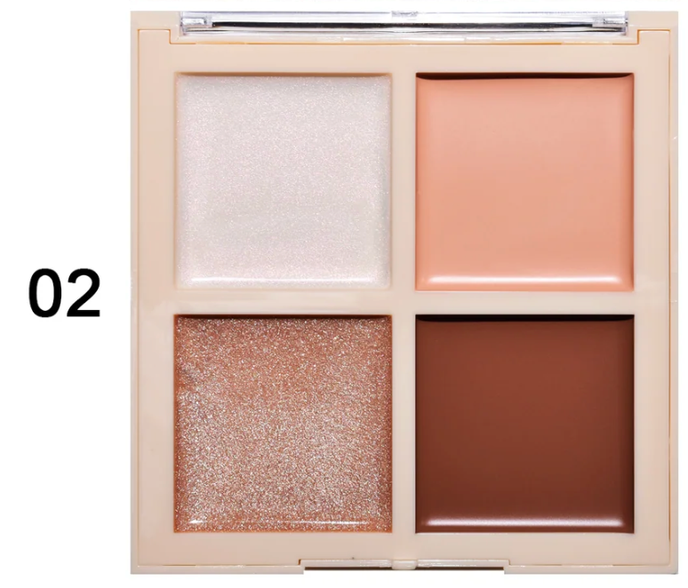 Paleta de contorno en crema Leah de Muse de 4 colores