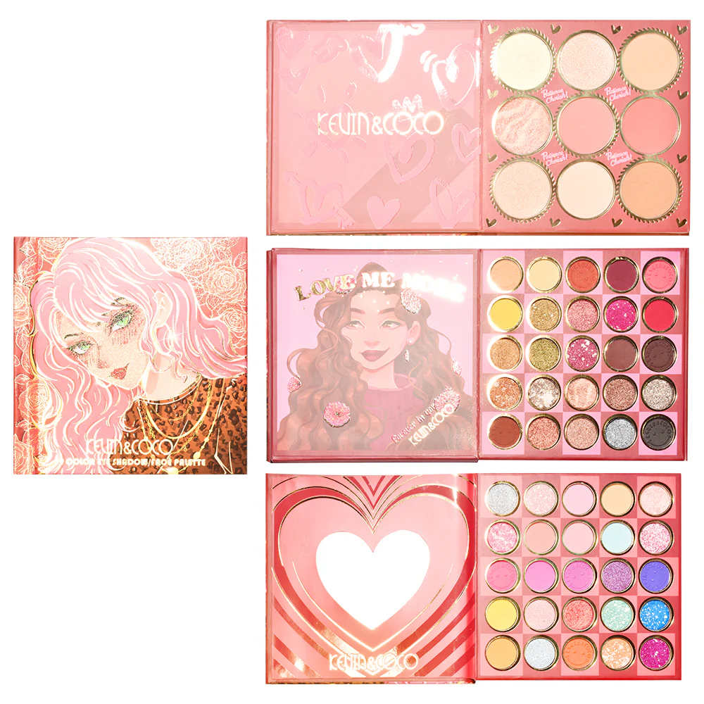 Paleta de maquillaje KEVIN & COCO Fairy Girl de 59 colores