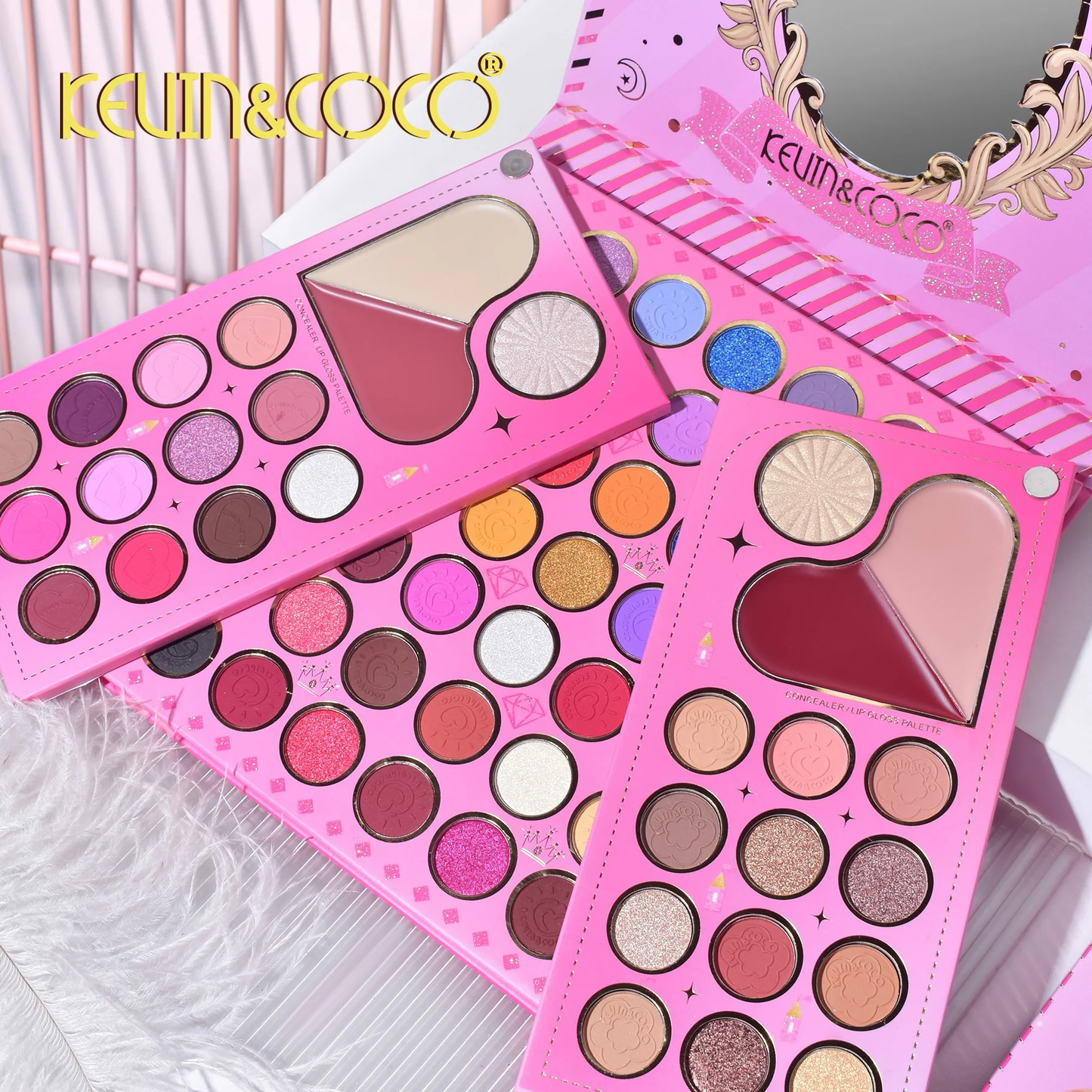 Paleta de sombras de ojos KEVIN & COCO Princess Arora de 79 colores