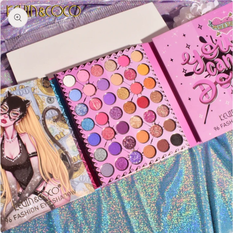 Paleta de sombras de ojos Kevin&Coco 96 Color Dollar Catwoman Eyeshadow Palette