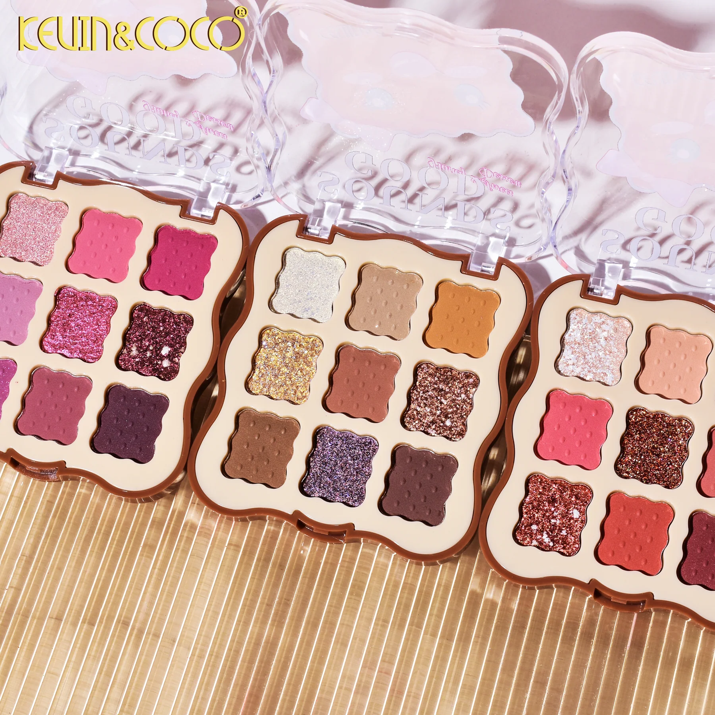 Paleta de sombras de ojos Sweet Cookie de 9 colores