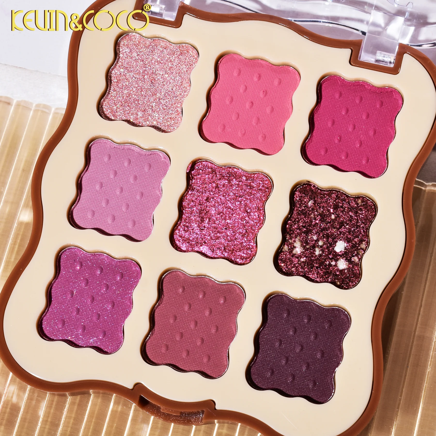 Paleta de sombras de ojos Sweet Cookie de 9 colores