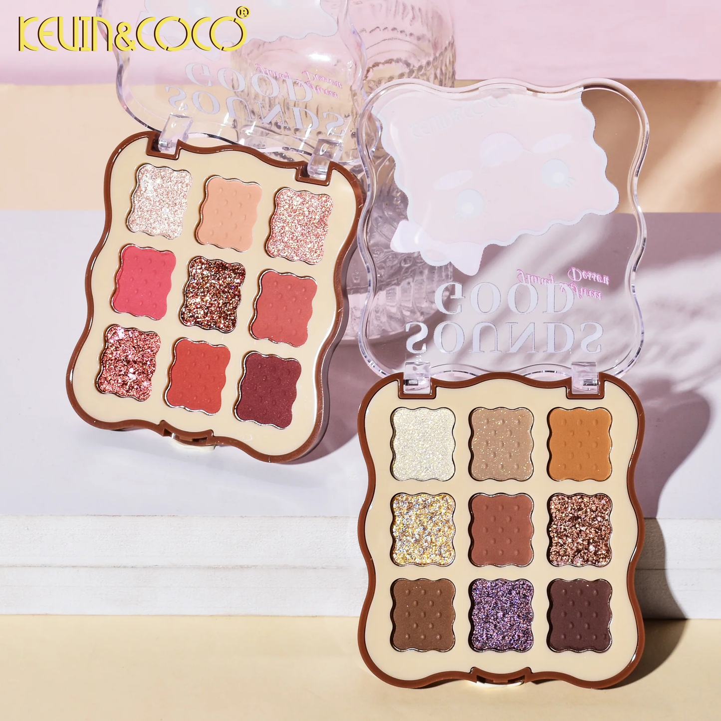 Paleta de sombras de ojos Sweet Cookie de 9 colores