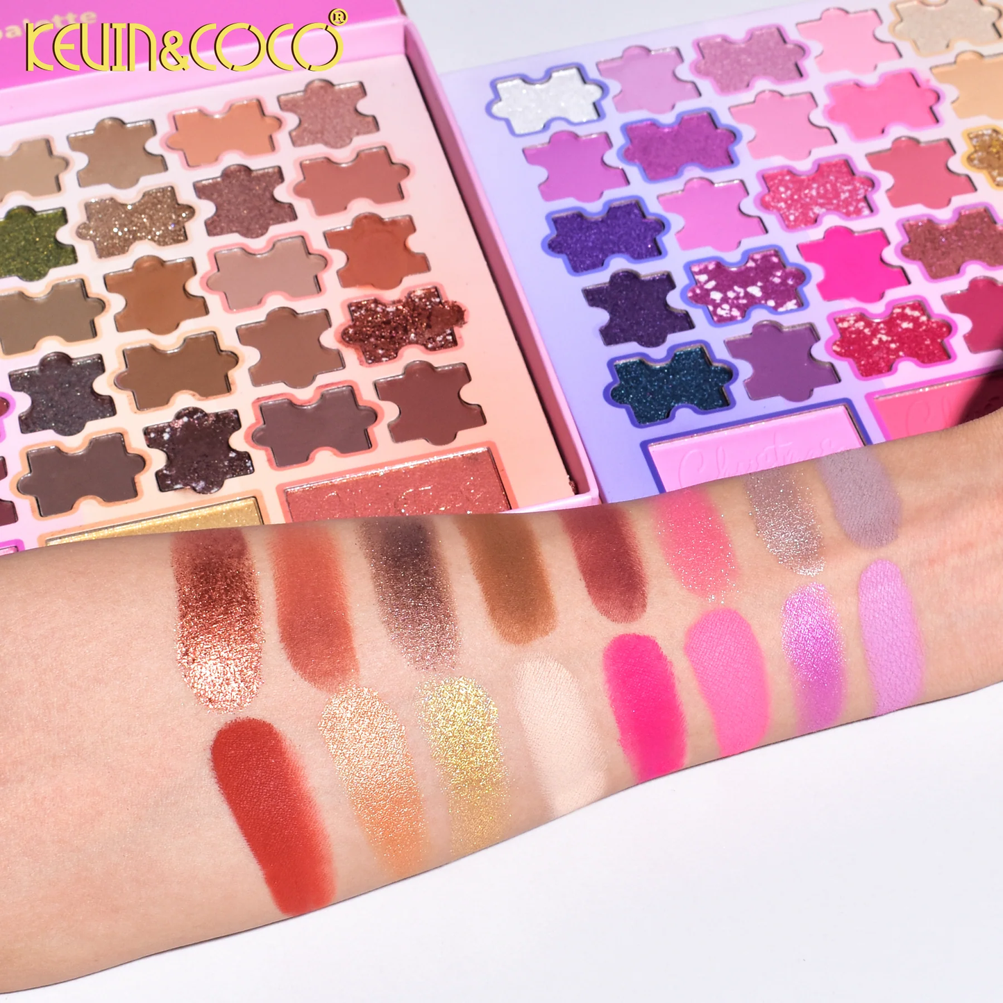 Paleta de sombras KEVIN&COCO de ojos Puzzle Sis de 88 colores