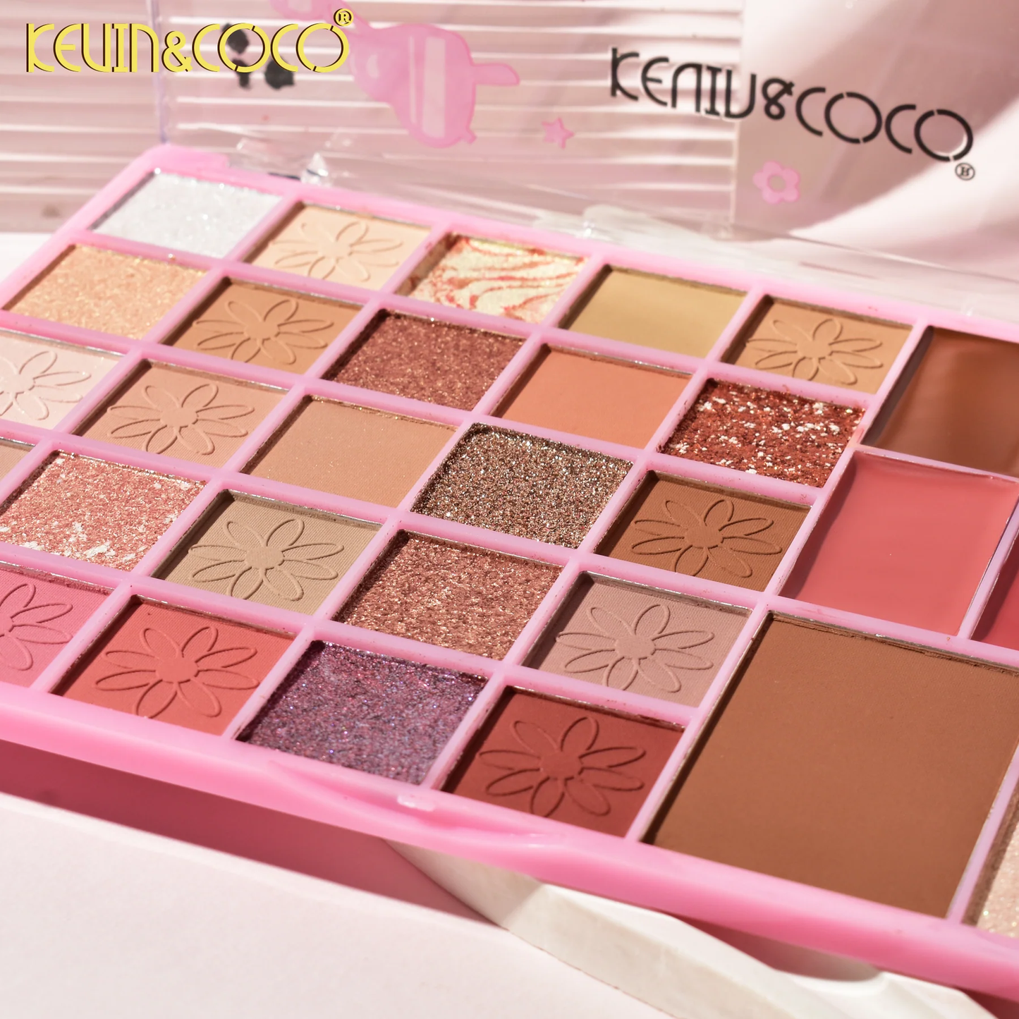 Paleta de sombras de ojos vaqueras chic de 33 colores