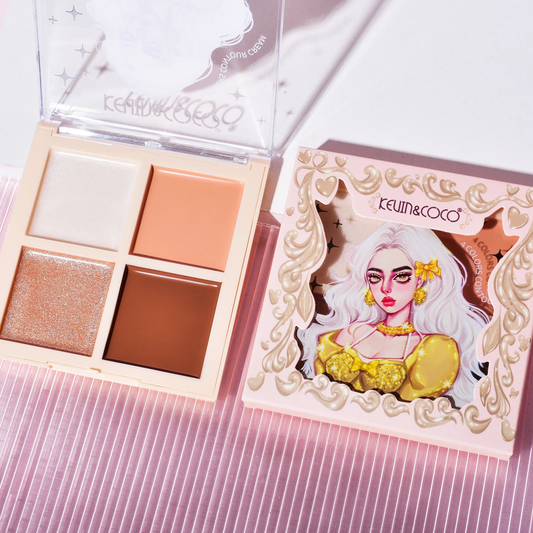 Paleta de contorno en crema Leah de Muse de 4 colores