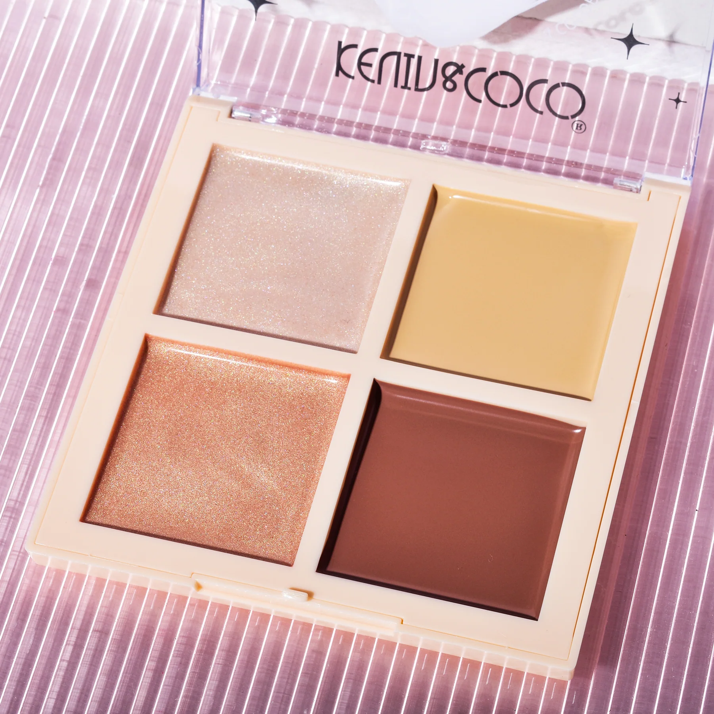 Paleta de contorno en crema Leah de Muse de 4 colores