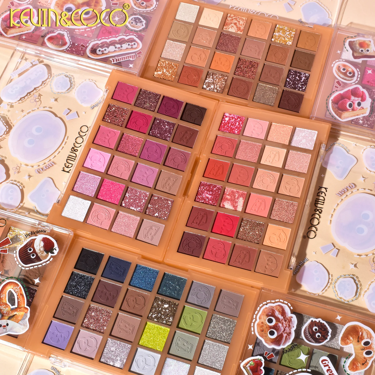 Paleta de sombras de ojos Sweet Dessert de 24 colores