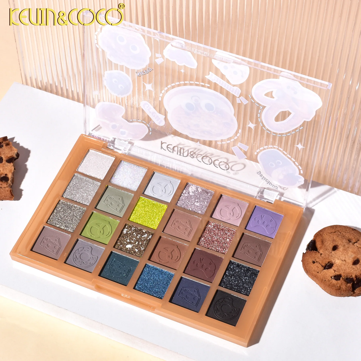 Paleta de sombras de ojos Sweet Dessert de 24 colores