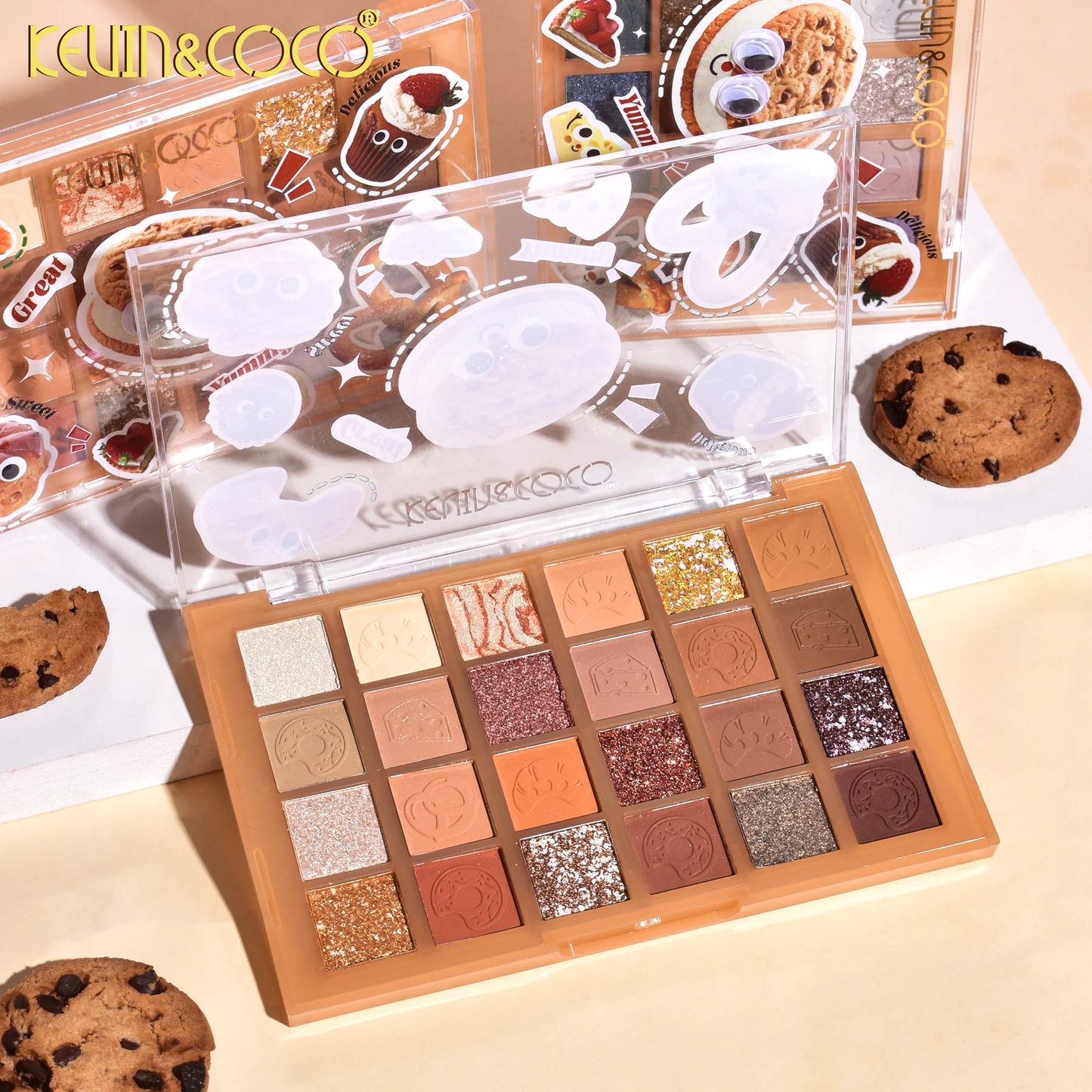 Paleta de sombras de ojos Sweet Dessert de 24 colores