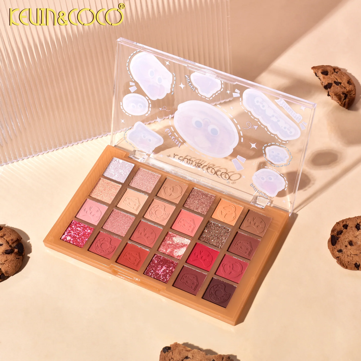 Paleta de sombras de ojos Sweet Dessert de 24 colores