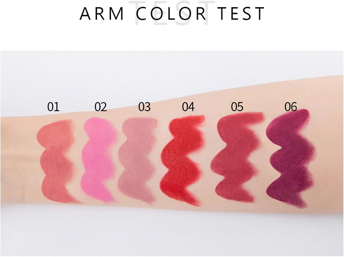 Juego de Barra de Labios HANDAIYAN de 6 Colores Mayes de larga duración.